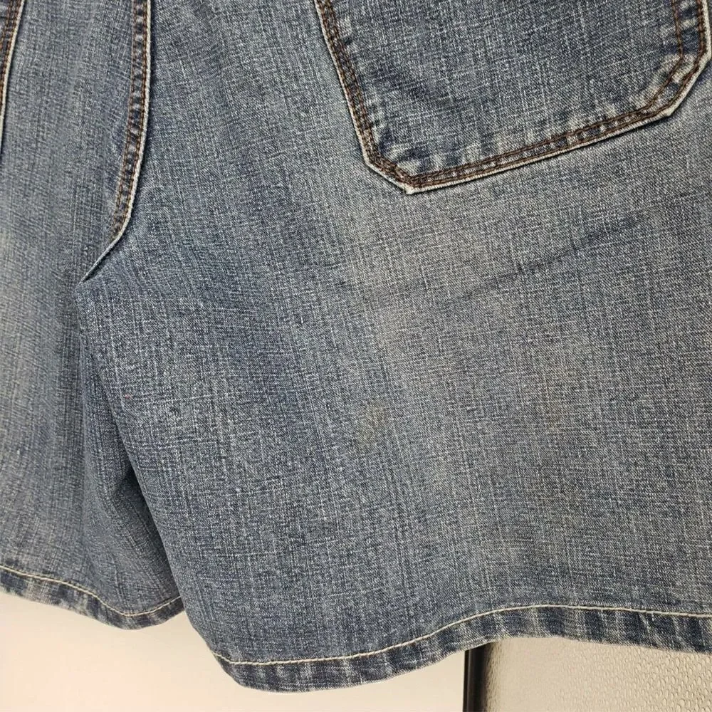 Lot of 3 Faded Glory Jean Shorts & Tank Tops 14 Lg